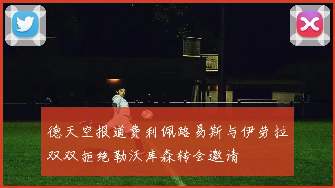 德天空报道费利佩路易斯与伊劳拉双双拒绝勒沃库森转会邀请